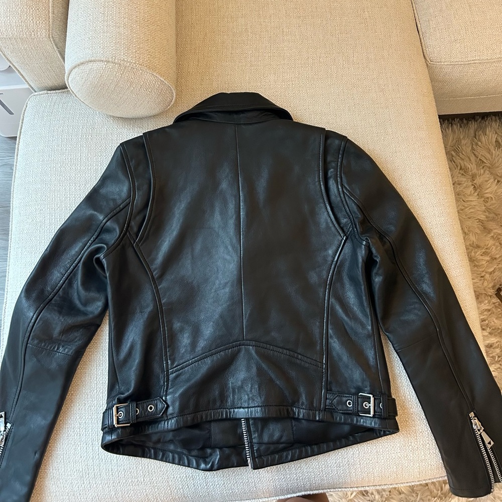 GUESS Leather Jacket - Picture 3 of 5